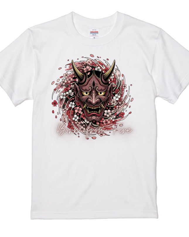 Truckers T-Shirt (203) Long-sleeved Tee without ribbed cuff Japanese-style art