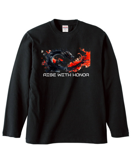 truckers T-Shirt (103) Long-sleeved Tee without ribbed cuff Japanese-style art