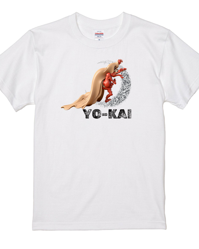 Japanese Yokai Design T-shirt (3) cotton Novelty Gift Ideas street art Tee