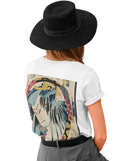 Modern Oshie Kagami (5) T-shirt Ukiyo-e Unisex Japanese print Japanese pattern Japan Souvenir Foreigner