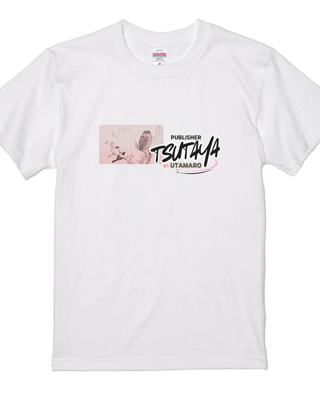Tsutaya &amp; Utamaro Series (1) T-shirt Ukiyo-e Unisex Japanese print Japanese pattern Japan Souvenir Foreigner 