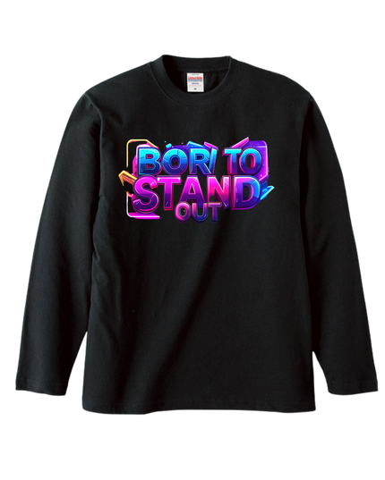 Cool English phrases T-Shirt (104) Long-sleeved Tee without ribbed cuff