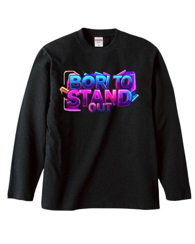 Cool English phrases T-Shirt (104) Long-sleeved Tee without ribbed cuff