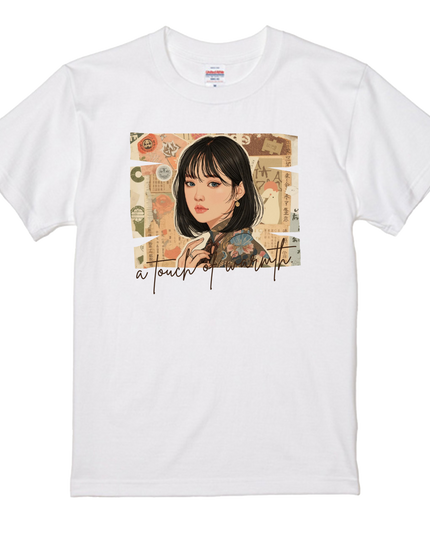 Handmade-style collage T-Shirt (107) Digital Craft Tee