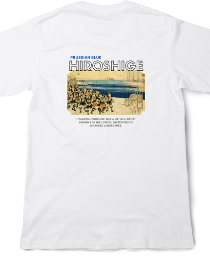 Hiroshige Blue (4) T-shirt Utagawa Hiroshige Mitate-e Nishiki-e Ukiyo-e Japanese print Japanese pattern Japanese art souvenir