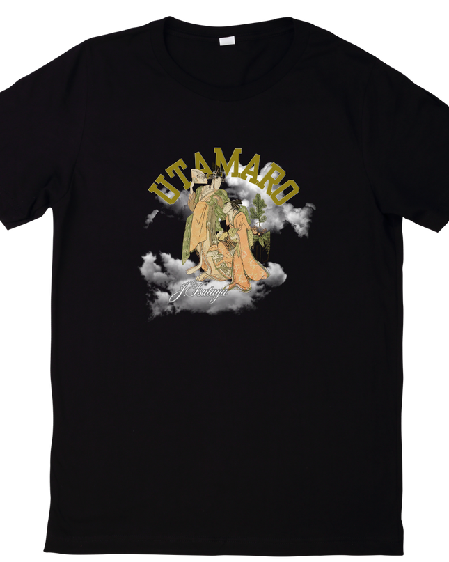 Tsutaya &amp; Utamaro Series Part 2 (7) T-shirt Ukiyo-e Unisex Japanese print Japanese pattern Japan Souvenir Foreigner