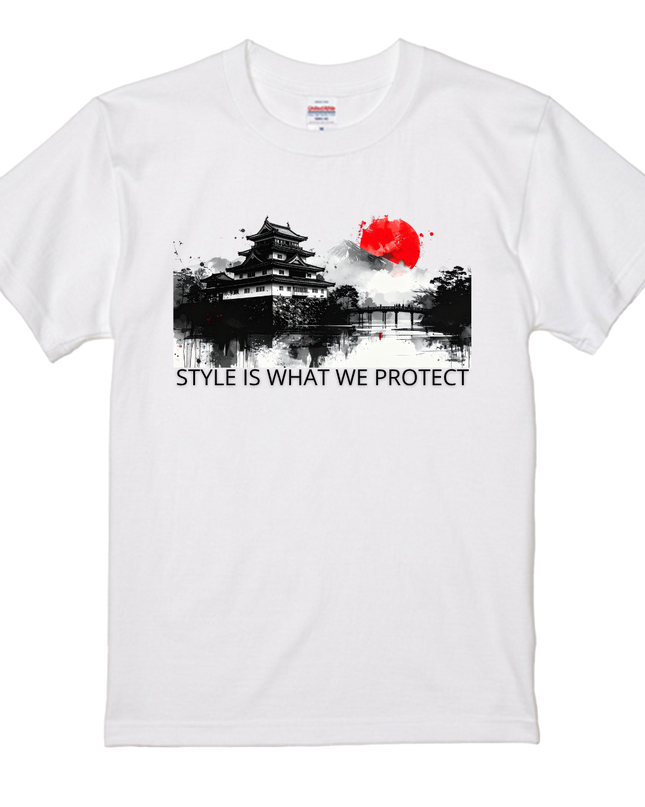 Japanese castles T-Shirt (107) "SAMURAI" Tee