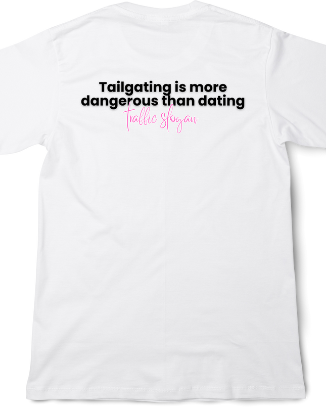 Traffic slogan T-Shirt(7) back print cotton Novelty Gift Ideas Funny Slogans (for abroad) Tee