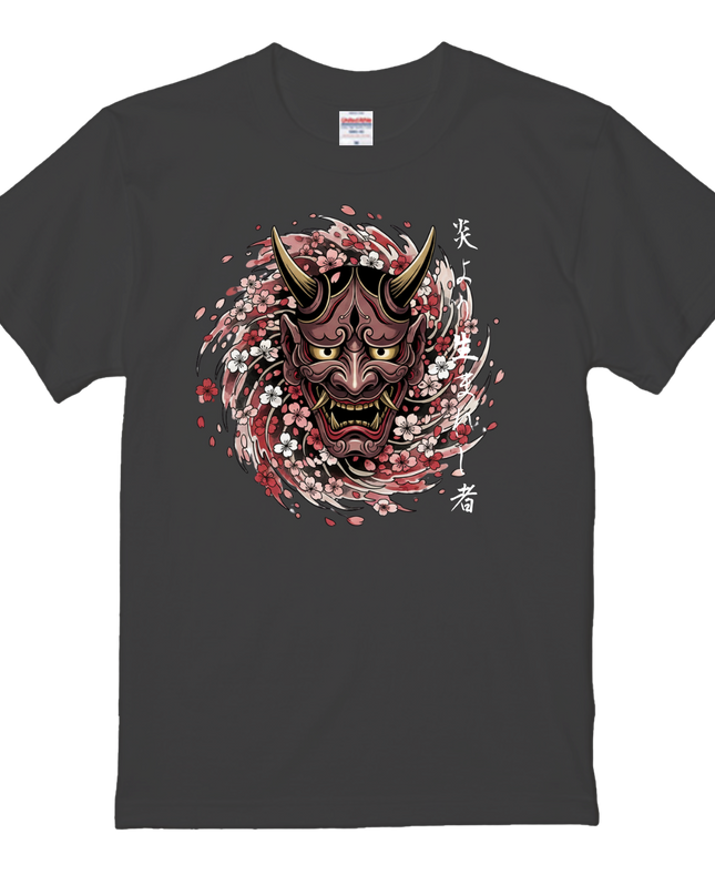 Truckers T-Shirt (204) Long-sleeved Tee without ribbed cuff Japanese-style art