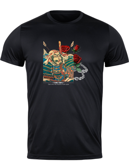 Musha Punk (7) T-shirt Ukiyo-e Japanese print Edo period art Japanese culture Woodblock print Souvenir Musya T-shirt