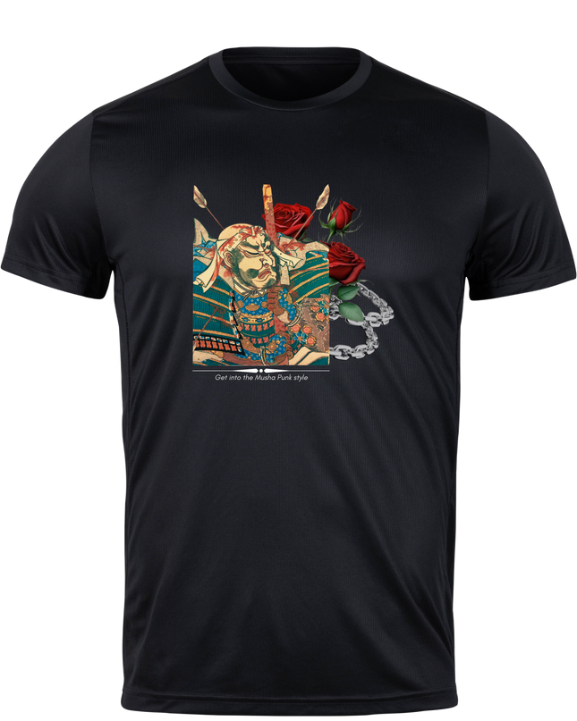 Musha Punk (7) T-shirt Ukiyo-e Japanese print Edo period art Japanese culture Woodblock print Souvenir Musya T-shirt