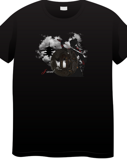 Tsubaweapon(207) T-shirt Japanese sword unisex Japanese print Japanese pattern Japan souvenir foreigner