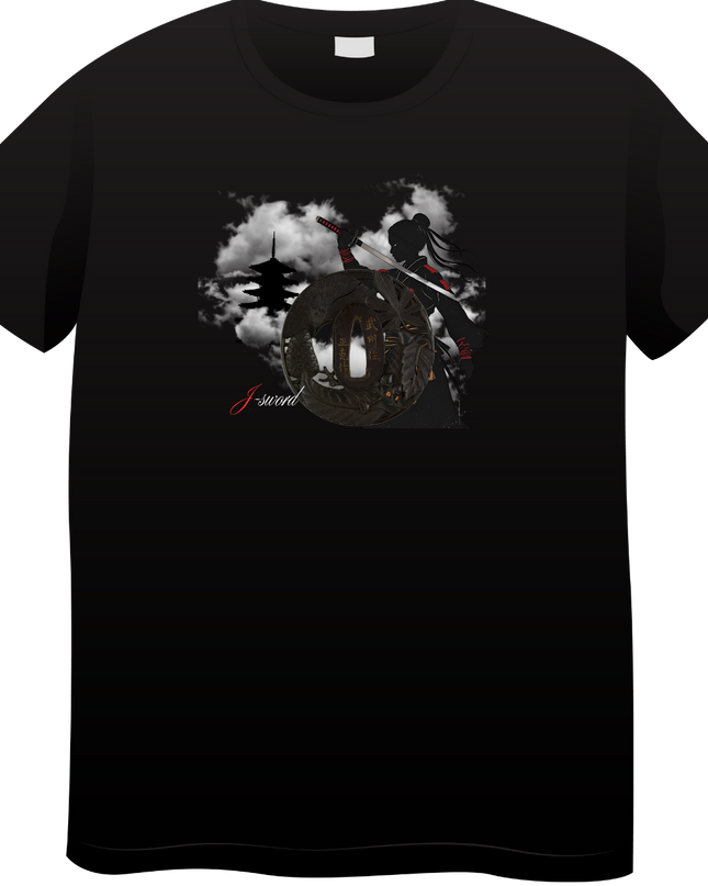 Tsubaweapon(207) T-shirt Japanese sword unisex Japanese print Japanese pattern Japan souvenir foreigner