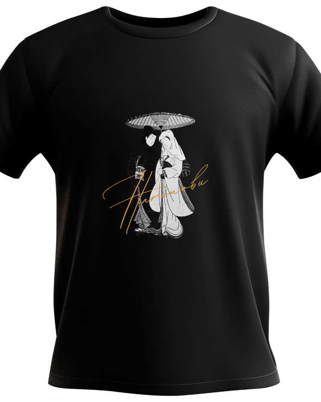 Tsukioka Yoshitoshi (4) Beauty painting T-shirt Ukiyo-e Print pattern Japanese Japanese pattern Japan Souvenir Foreigner