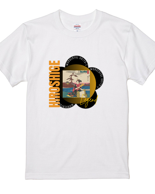Famous Places Paintings by Hiroshige (4) T-shirts, Mitate-e, Nishiki-e, Ukiyo-e, Japanese prints, Japanese, Japanese patterns, Japanese art, souvenirs, foreigners