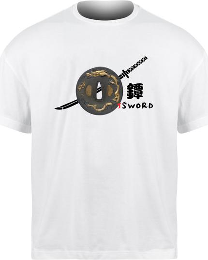 Tsuba weapon (4) T-shirt Japanese sword Unisex Japanese print Japanese pattern Japan Souvenir Foreigner