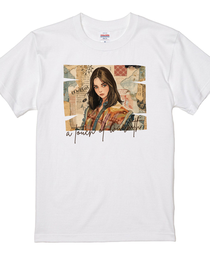 Handmade-style collage T-Shirt (108) Digital Craft Tee