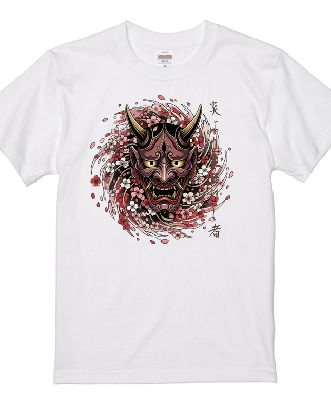 Truckers T-Shirt (204) Long-sleeved Tee without ribbed cuff Japanese-style art