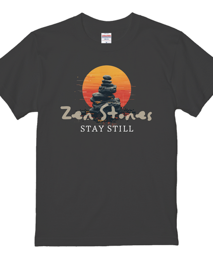 BALANCE WITHIN（静と動）Zen × Urban T-Shirt (108)  Japanese design, Zen style Tee
