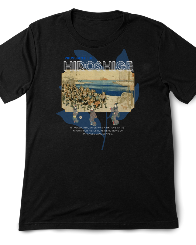 Hiroshige Blue (4) T-shirt Utagawa Hiroshige Mitate-e Nishiki-e Ukiyo-e Japanese print Japanese pattern Japanese art souvenir