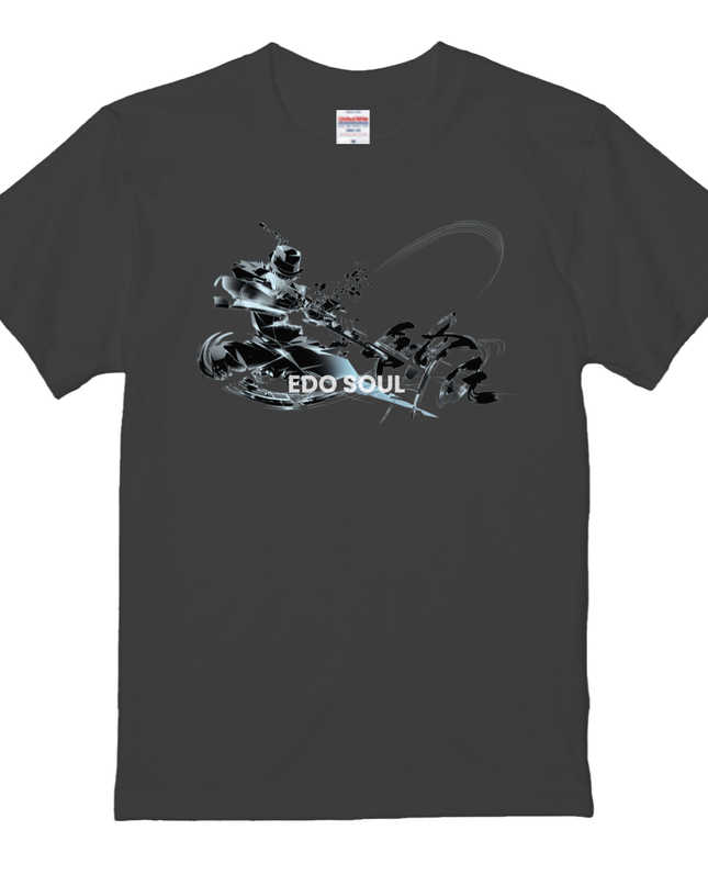 sumi-e ink painting style T-Shirt (104) Japanese Streetwear Edo soul Tee