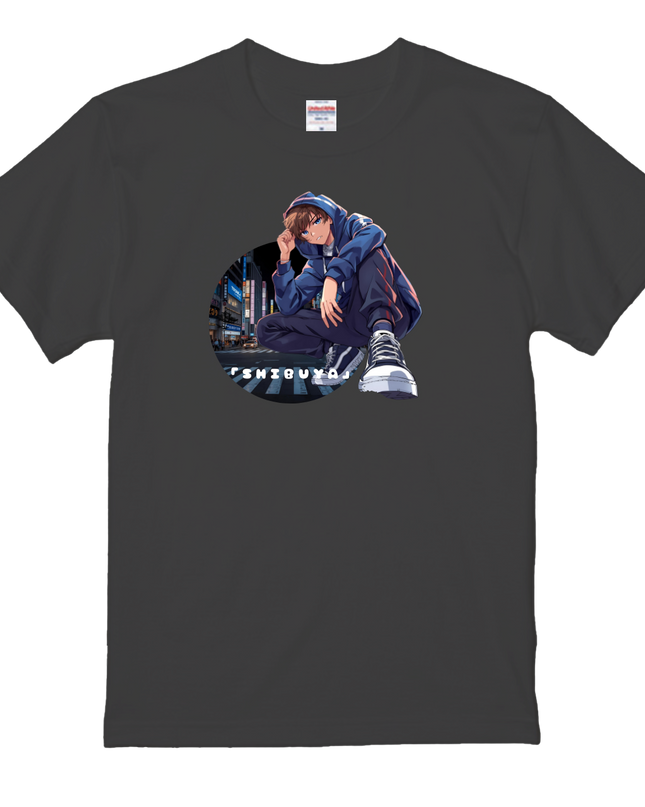 Anime & Tourist spots T-shirt (4) cotton Novelty Gift Ideas street art Japanese words Tee