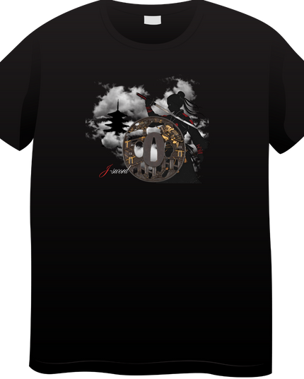 Tsubaweapon(208) T-shirt Japanese sword unisex Japanese print Japanese pattern Japan souvenir foreigner
