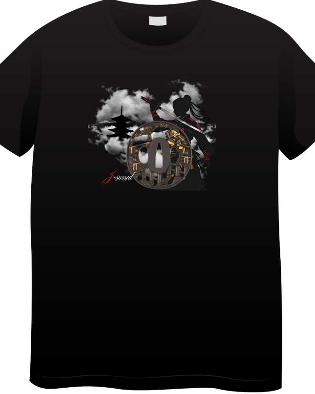 Tsubaweapon(208) T-shirt Japanese sword unisex Japanese print Japanese pattern Japan souvenir foreigner