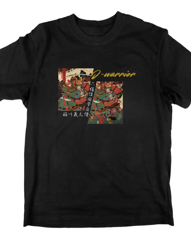 Warrior painting (Yoshimoto Inagawa) T-shirt Ukiyo-e Unisex Japanese print Japanese pattern Japan Souvenir Foreigner
