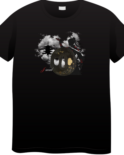 Tsubaweapon(209) T-shirt Japanese sword unisex Japanese print Japanese pattern Japan souvenir foreigner