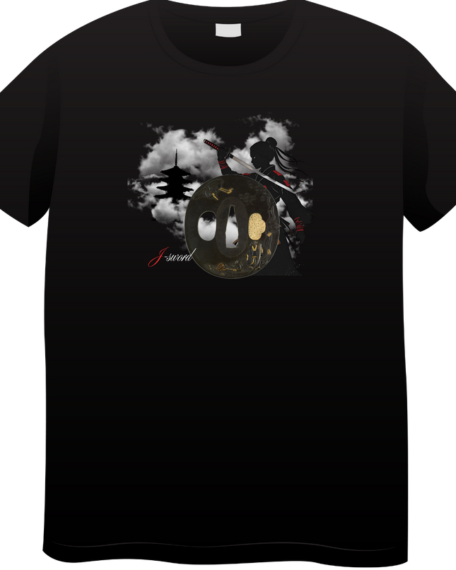 Tsubaweapon(209) T-shirt Japanese sword unisex Japanese print Japanese pattern Japan souvenir foreigner