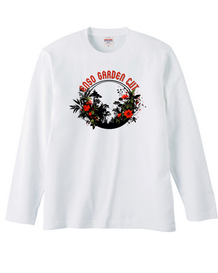 Deer antler comb (1) Jomon T-shirt Organic cotton Long sleeve T-shirt with ribbing Japanese print Japanese culture Souvenir