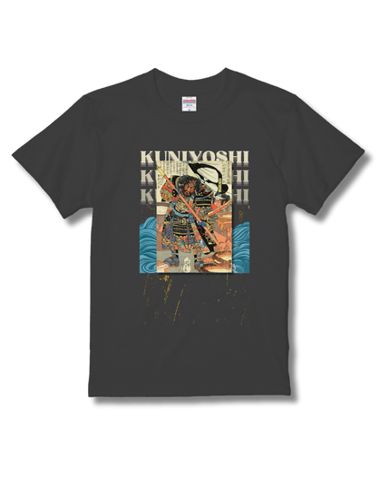 Honcho Suikoden Heroes 800 Heroes (5) T-shirt, warrior painting, Nishiki-e, Utagawa Kuniyoshi, Ukiyo-e, Japanese print, Japanese, Japanese pattern, Japan, souvenir, foreigner