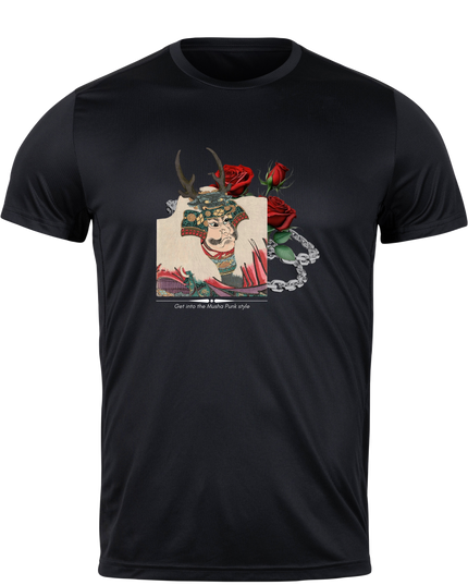Musha Punk (9) T-shirt Ukiyo-e Japanese print Edo period art Japanese culture Woodblock print Souvenir Musya T-shirt