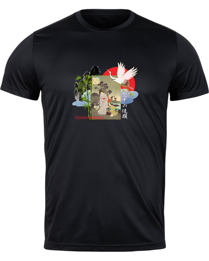 Thirty-six Beautiful Women T-shirts (5) Ukiyo-e Print Japanese Pattern Japanese Souvenir Mizuno Toshikata Geisha T-shirt