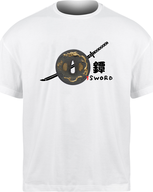 Tsuba weapon (5) T-shirt Japanese sword Unisex Japanese print Japanese pattern Japan Souvenir Foreigner
