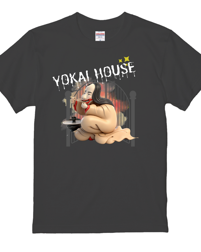 Japanese Yokai Design T-shirt (5) cotton Novelty Gift Ideas street art Tee