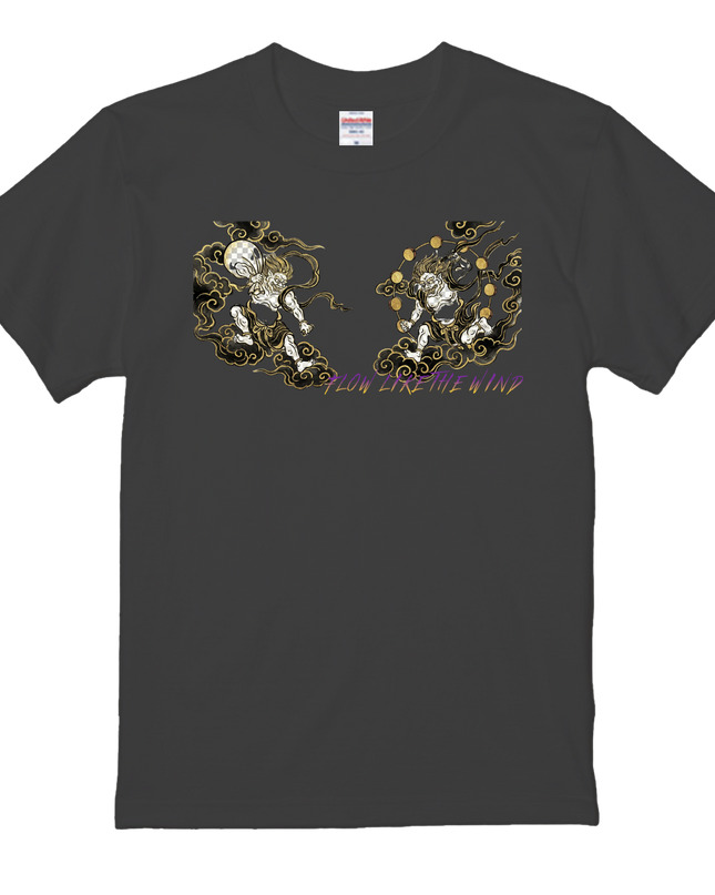 Truckers T-Shirt (205) Long-sleeved Tee without ribbed cuff Japanese-style art