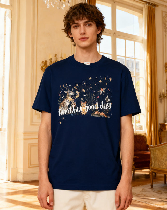 Hand-drawn style T-shirt (6) Casual & Relaxed Vibe Tee