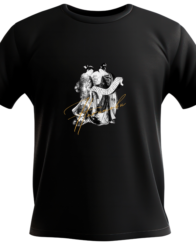 版下 月岡芳年(1) 美人画 Tシャツ 浮世絵 版下絵 柄プリント 和 和柄 日本 お土産  外国人