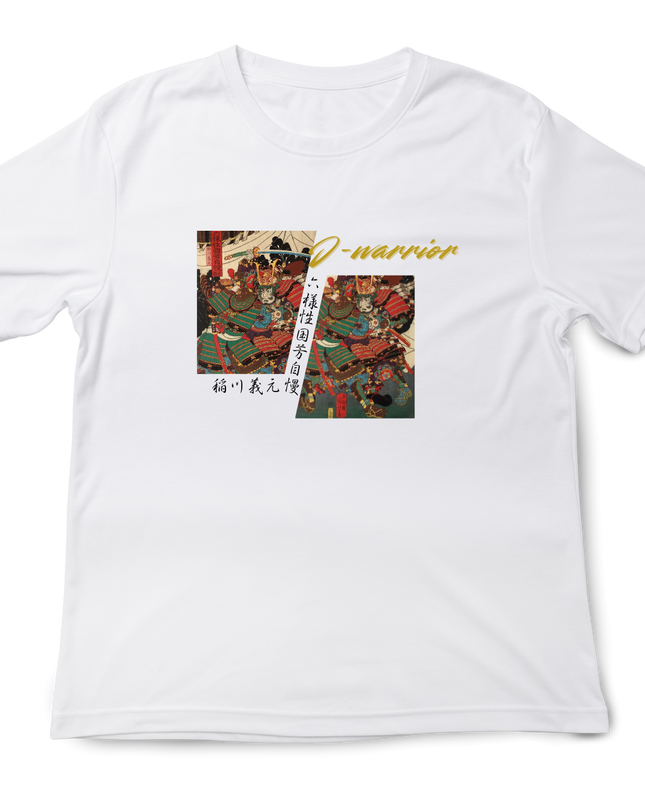 Warrior painting (Yoshimoto Inagawa) T-shirt Ukiyo-e Unisex Japanese print Japanese pattern Japan Souvenir Foreigner