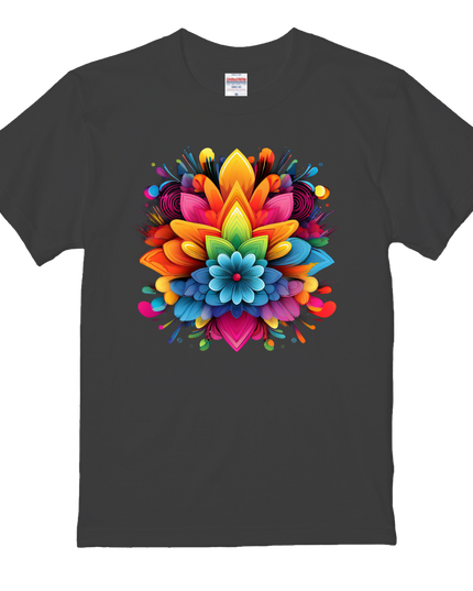 Maximalism × Colorful Pattern Design T-shirt (6) cotton Novelty Gift Ideas street art Tee