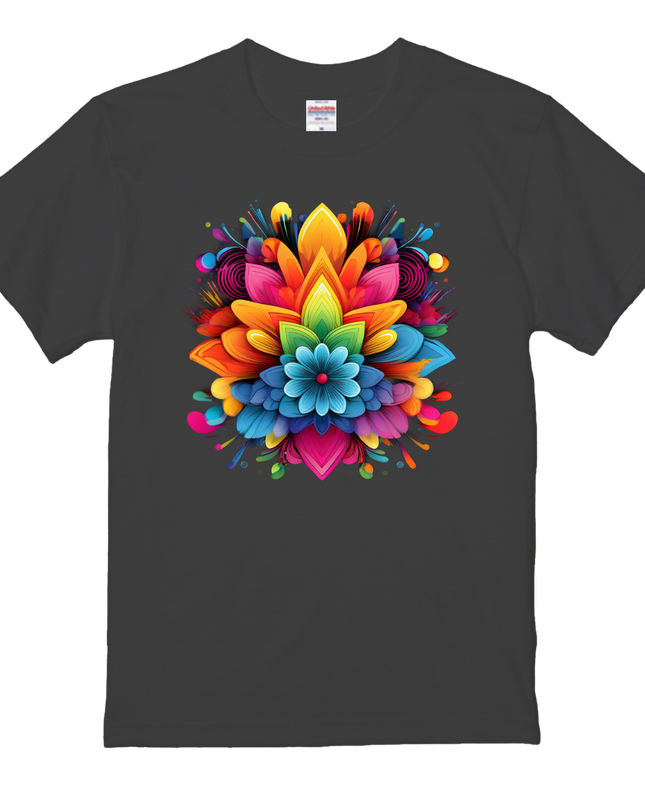 Maximalism × Colorful Pattern Design T-shirt (6) cotton Novelty Gift Ideas street art Tee